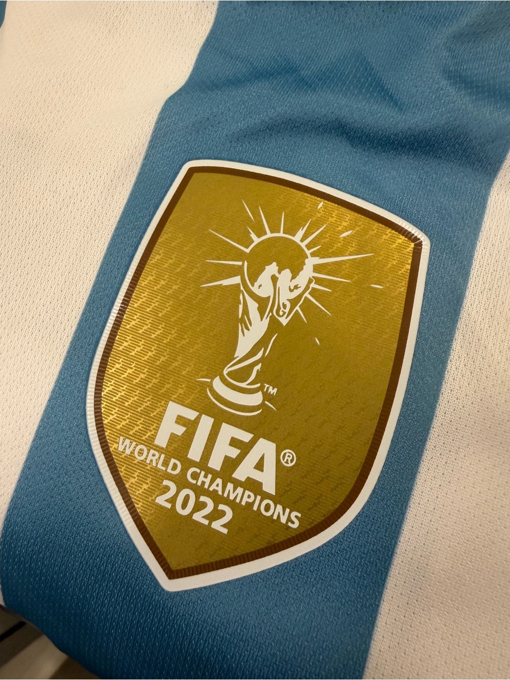 adidas Messi Jersey Blue & White Argentina Soccer Jersey #10 - Picture 5 of 14